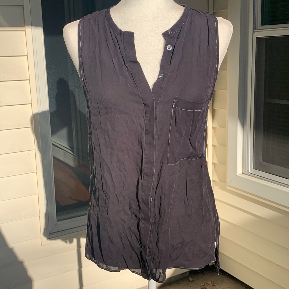 Haute Hippie Silk Open Back Top